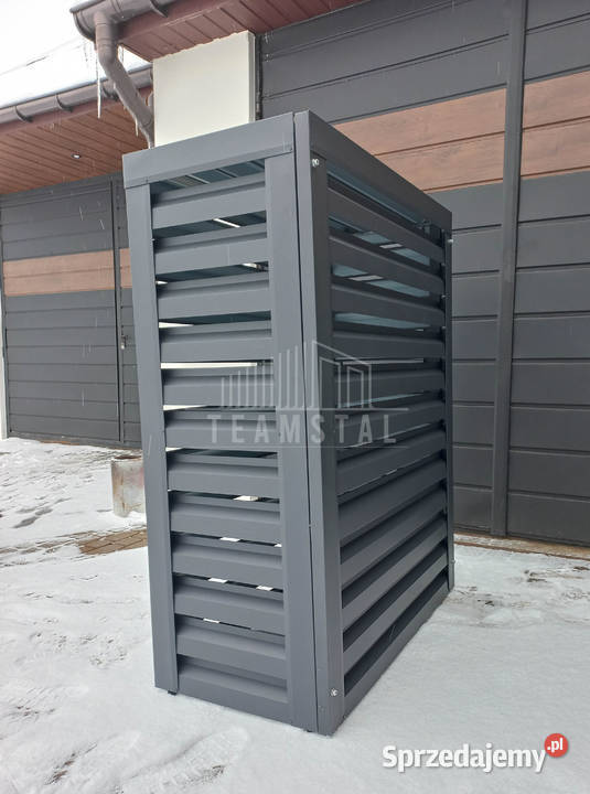 Osłona pompy ciepła 90x40x140 antracyt TS573