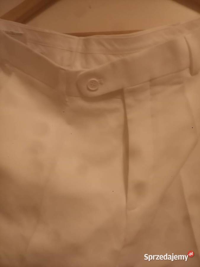 Garnitur męski biały mazowieckie