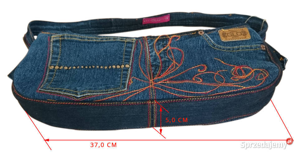 Torebka na ramię codzienna mała pojemna jeans Na ramię  Kraków sprzedam