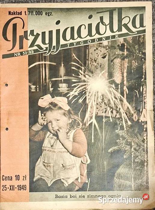 Stare gazety Przyjaciółka 1949 r Antykwariat śląskie Jaworzno sprzedam