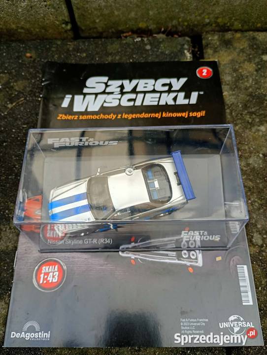 NISSAN SKYLINE GTR R34 fast furious deagostini Warszawa
