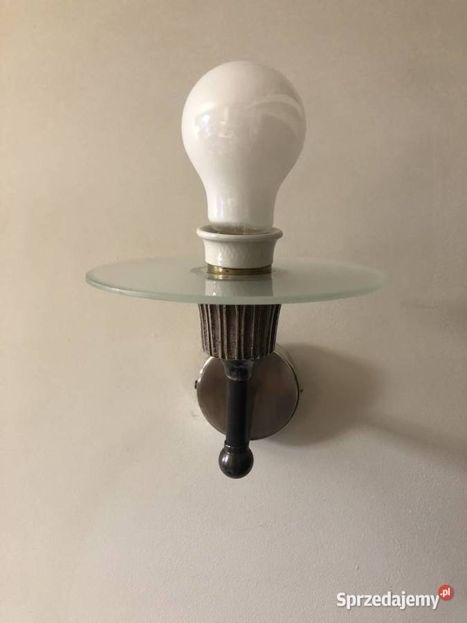 Kinkiet stary z kloszem talerzykiem Pozostałe Warszawa sprzedam