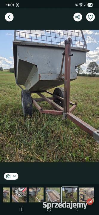 Quad 110 31 z przyczepką i spychem Pozostałe Dąbrowa Białostocka