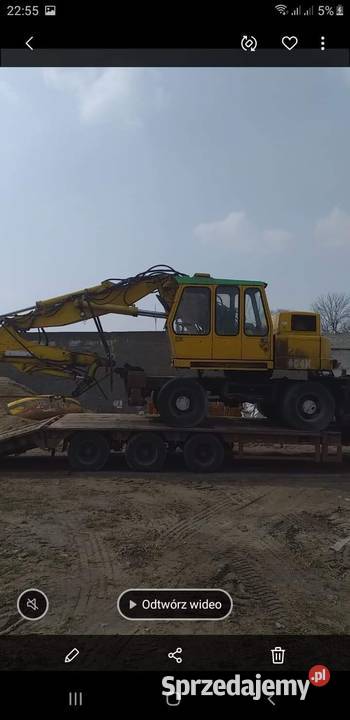 Koparka Atlas 1604 Motoryzacja wielkopolskie Wągrowiec