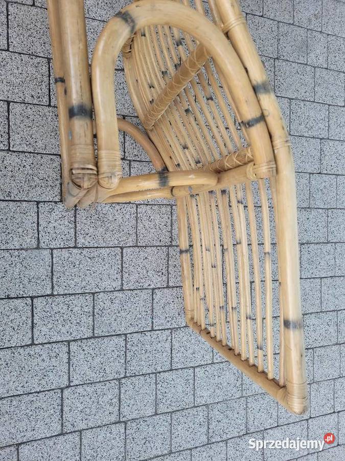 Leżak fotel leżanka rattanowa Osielsko