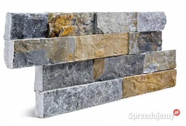 Kamień Naturalny Slate Grey Mix Yellow 10 x 35 mazowieckie Warszawa