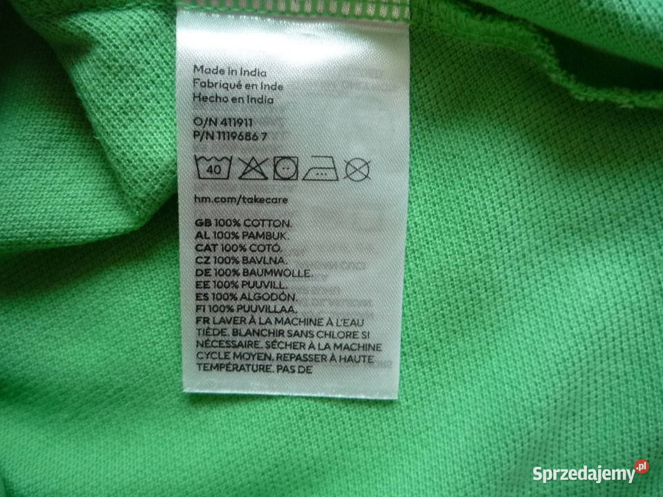 HM 134140 Zielona koszulka polo Szczecin sprzedam