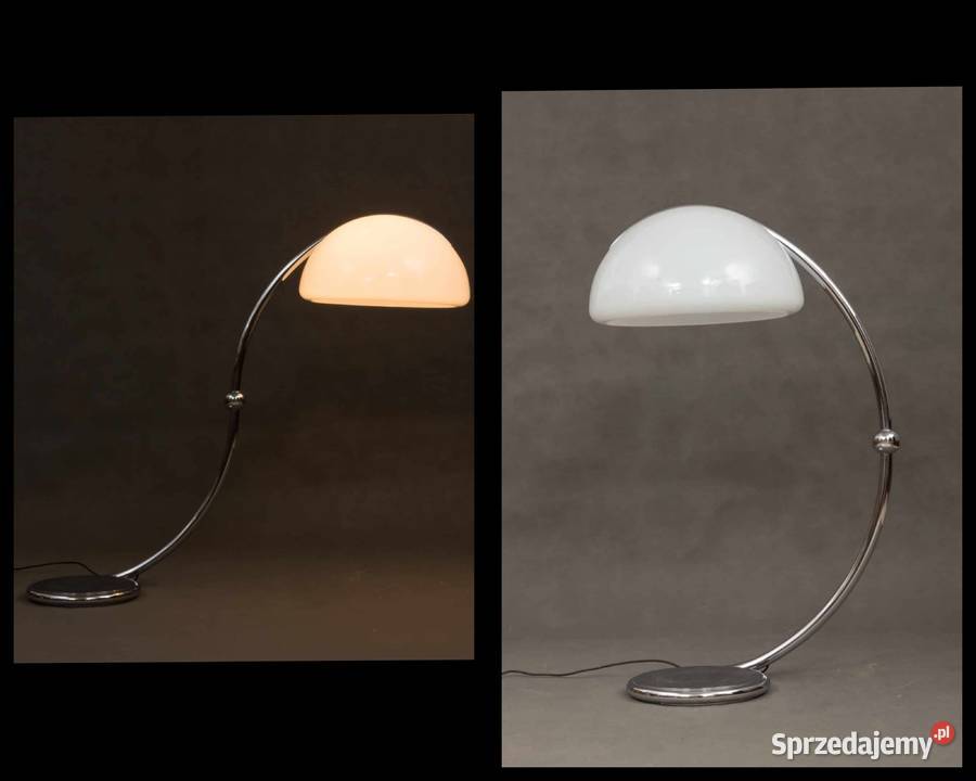 Lampy Serpente chrom E Martinelli vintage Kalisz
