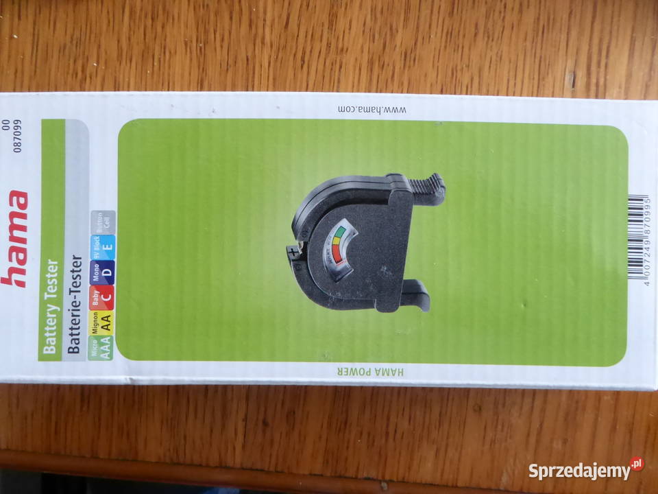 Nieużywany tester baterii 15V9V HAMA warmińsko-mazurskie