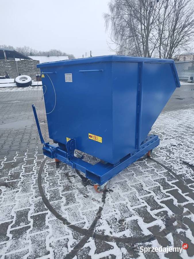 Kontener samowyładowczy do wózka widłowego 1000L łódzkie Łódź