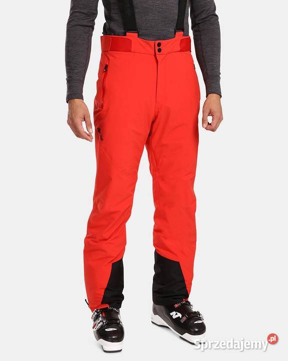 KILPI spodnie narciarskie męskie RAVEL CZERWONE