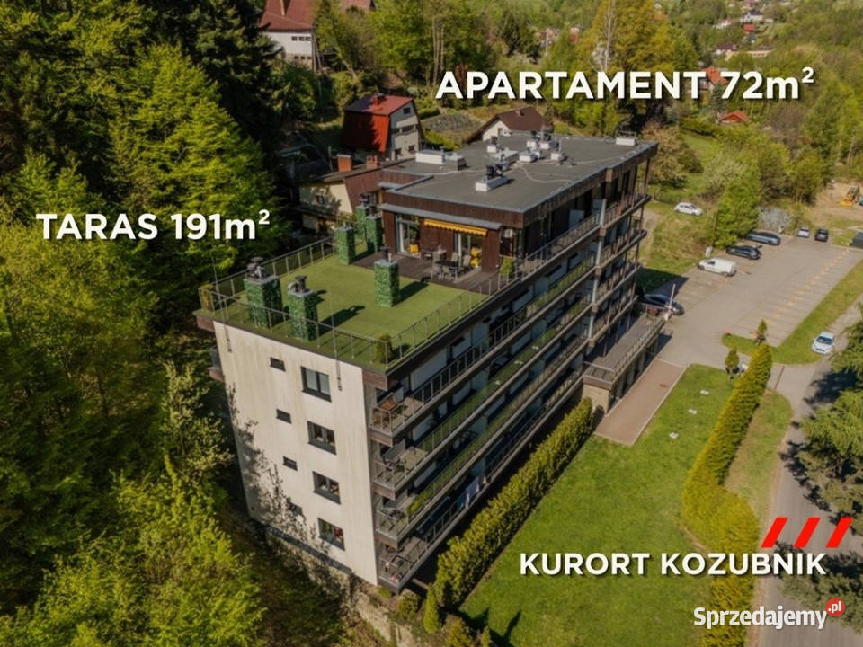 Kurort Kozubnik Penthouse 72 m z Tarasem 191 m sprzedam