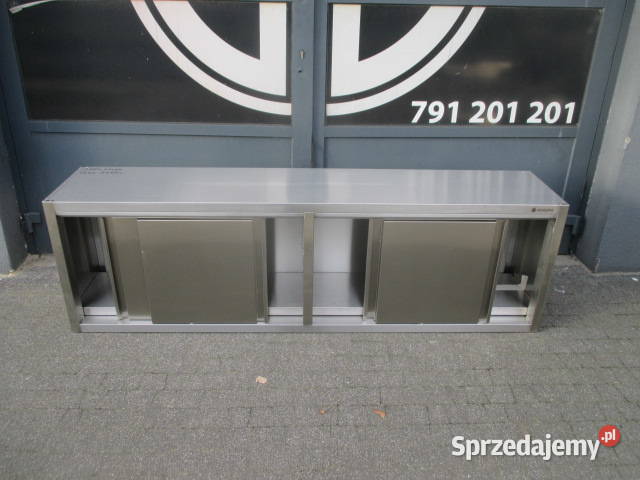 NOWA Szafka Wisząca Stal Nierdzewna Drzwi Suwane wielkopolskie Ostrów Wielkopolski sprzedam