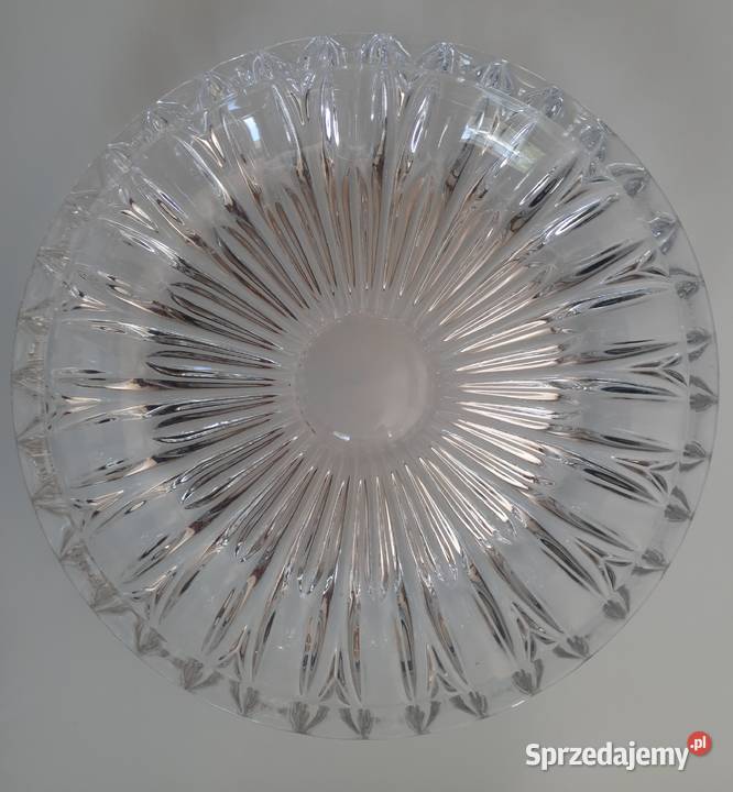 Talerz półmisek szklany Huta Zawiercie Tarnowskie Góry sprzedam