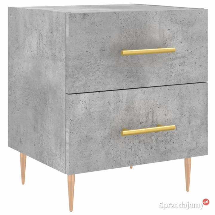 Szafki nocne 2 szarość betonu 40x35x475 WM827285 Warszawa
