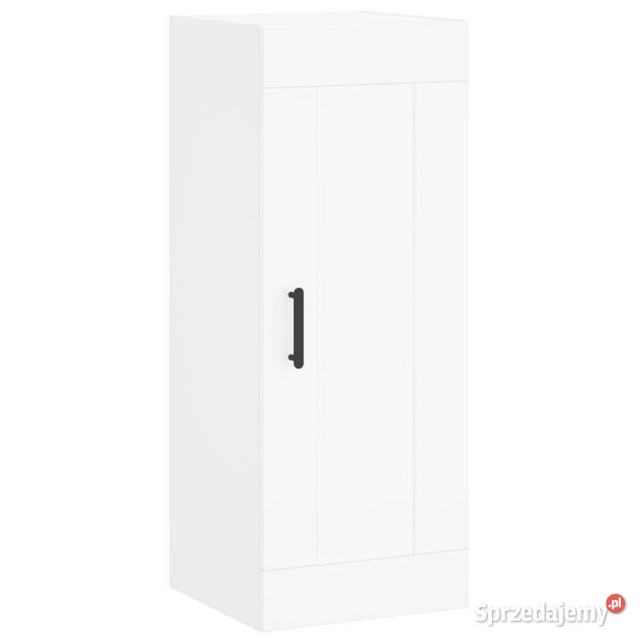 Wysoka szafka biała 345x34x180 materiał mazowieckie Warszawa