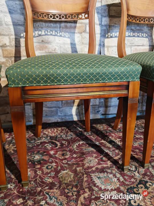 4 stylowe drewniane krzesla Sandomierz
