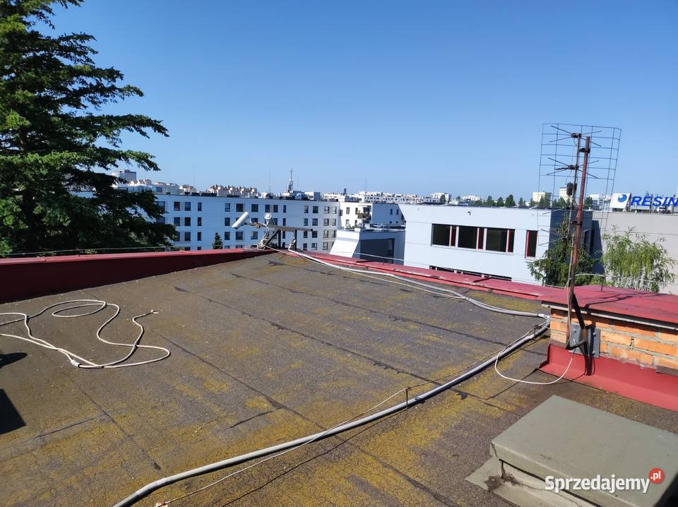 krycie dachów płaskich papą Warszawa