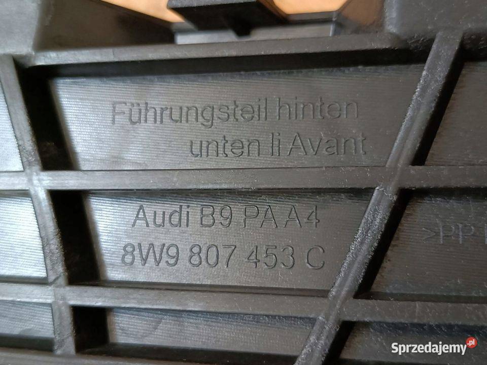 AUDI A4 B9 AVANT ŚLIZG ZDERZAK LEWY TYŁ sprzedam