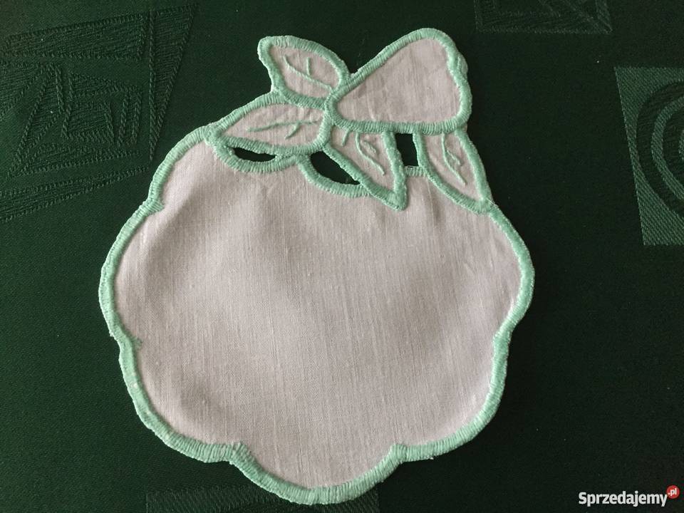 Serwetki haft richelieu kpl 12 Dekoracje i ozdoby Bojanowo sprzedam