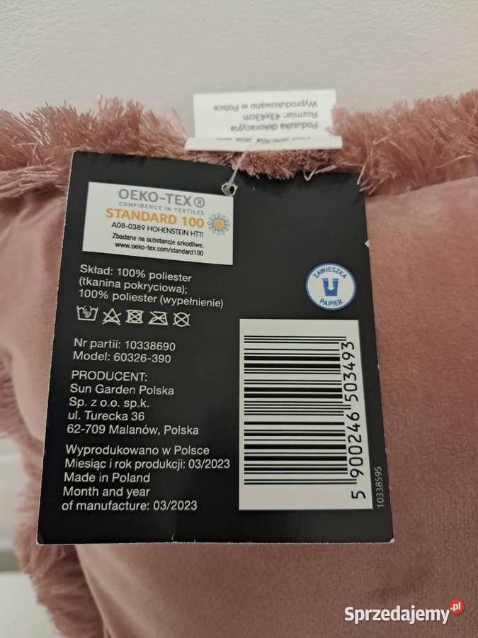 Poduszka dekoracyjna z frędzlami SMUKEE HOME małopolskie