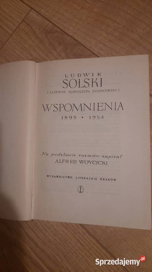 Ludwik Solski Wspomnienia Serock