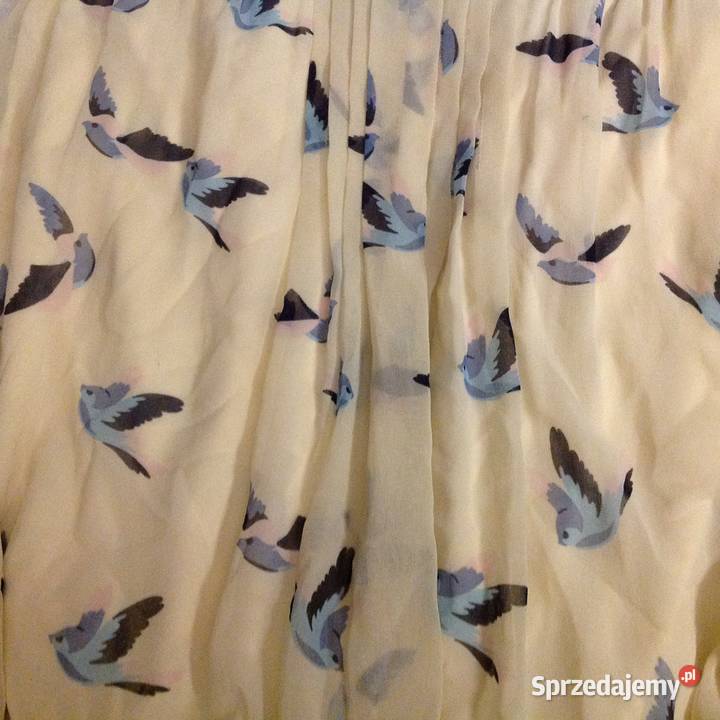 Sukienka zara rozmiar 36 s kolor jasny żółty z Kraków sprzedam