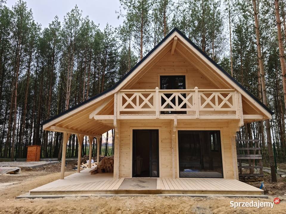 Dom drewniany z bali skandynawskich MAJORKA z wielkopolskie Gniezno
