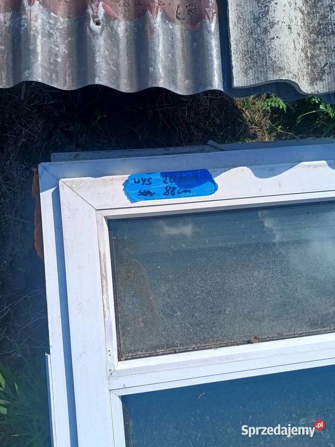 Okna pcv z ramą i bez ramy Szczyty sprzedam