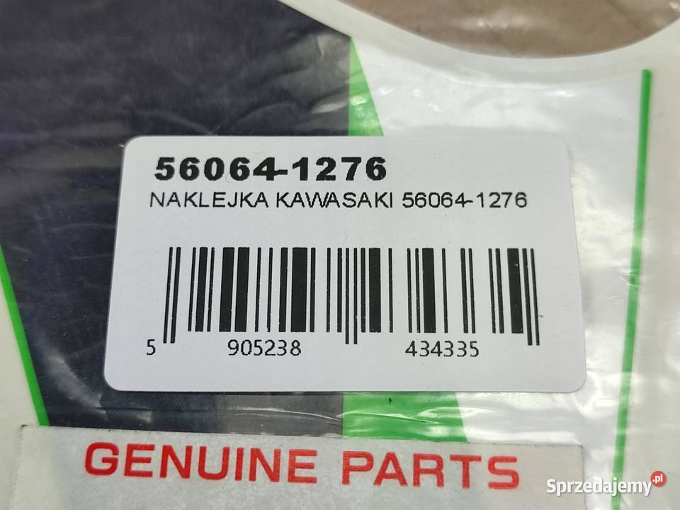 NAKLEJKA NA LEWY BOCZEK KAWASAKI NINJA ZX6R 2001 Emblematy
