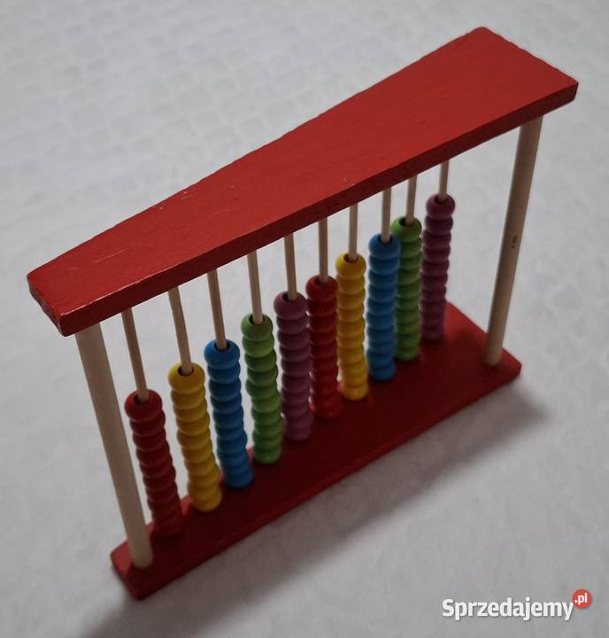 Liczydło drewniane do nauki liczenia 5x15x20 Czeladź