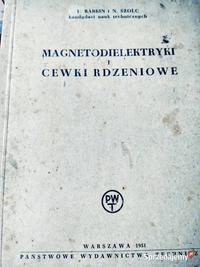 Magnetodielektryki cewki rdzeniowe podręczniki Warszawa