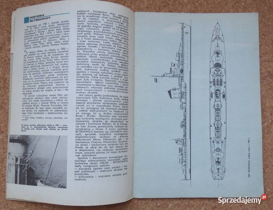 W Marczak Niszczyciel Błyskawica Warszawa