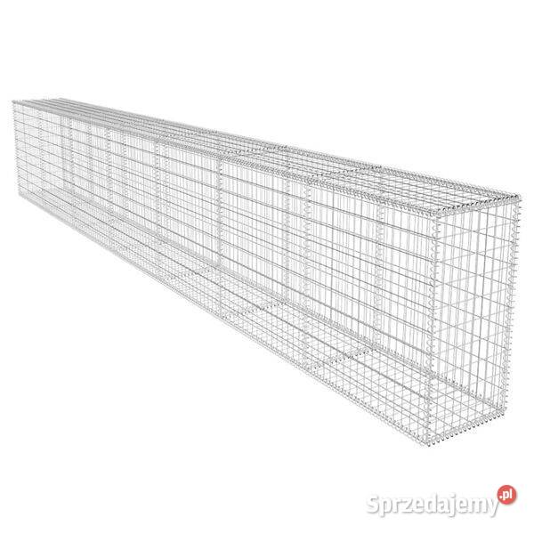 vidaXL Ściana gabionowa z pokrywą galwanizowana Warszawa