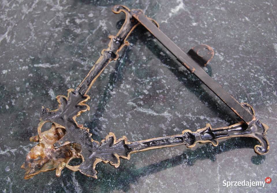 Dekor mosiężny Faun Pan klasycyzm część lustra Lublin