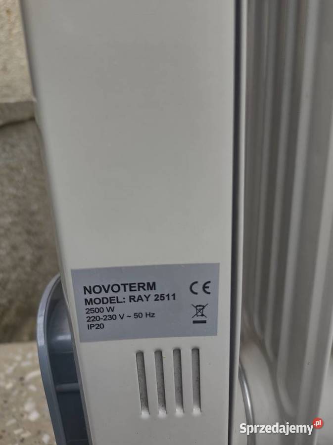 Grzejnik olejowy 11 żeber 2500W Novoterm RAY Grzejniki Nowa Sól