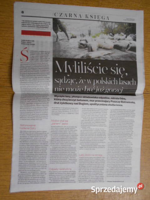 Czarna Księga PiS Tak zepsuli Polskę Gazeta Parczew sprzedam