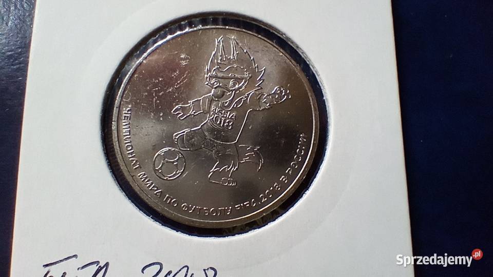 Stare monety 25 rubli 2018 Mundial Rosja Lesko