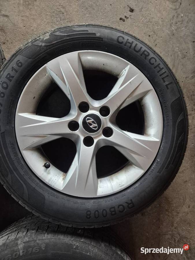 Hyundai koła letnie 16 dolnośląskie Nowogrodziec sprzedam