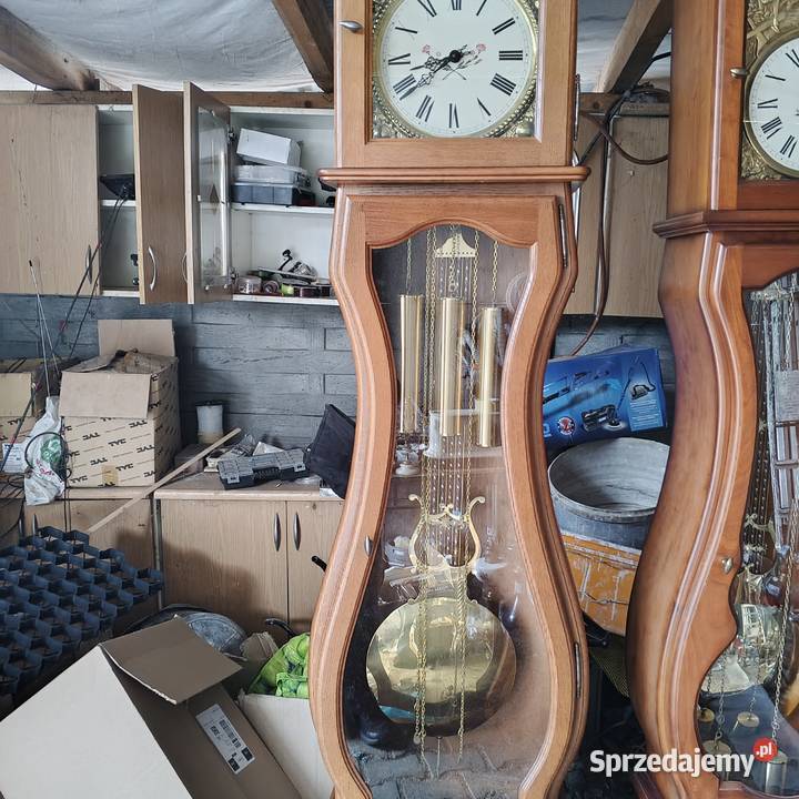 zegary stojace z francji Fałków