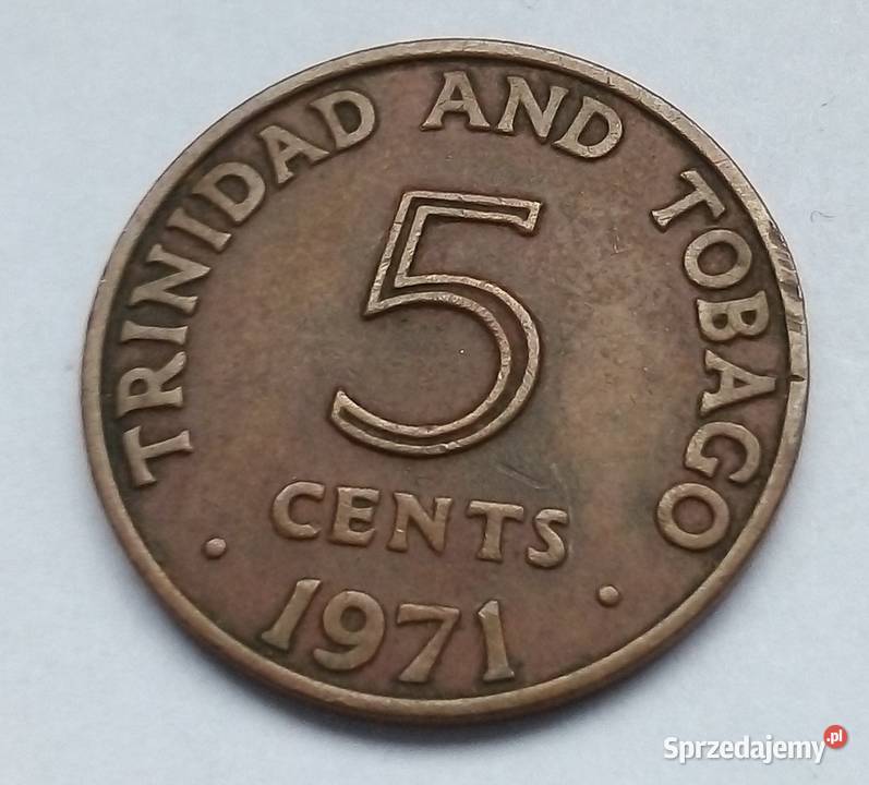 TRYNIDAD AND TOBAGO5 CENTS1971 r Legionowo