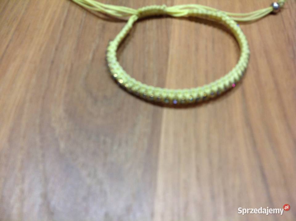 Bransoletka Pleciona z Kamyczkami j Nowa Nowa Sól