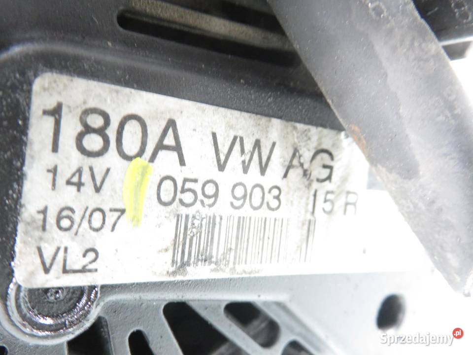ALTERNATOR AUDI Q7 4L 30 TDI 059903015R osobowe