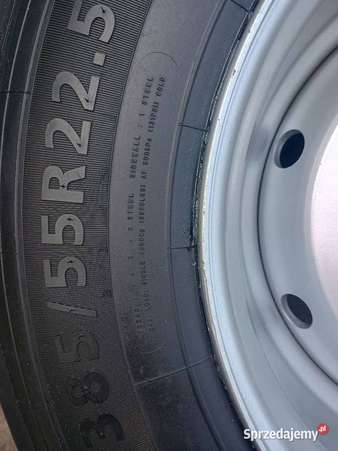 Koła 38555R225 8 otworów do przyczepy HL D 47 Bielawy