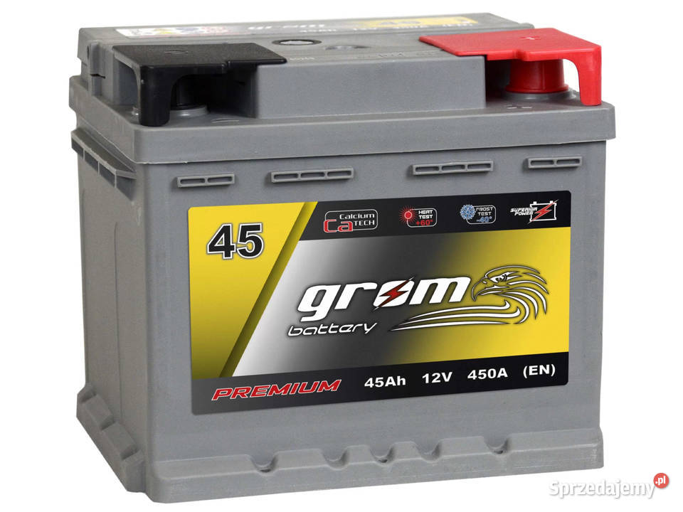 Akumulator GROM Premium 45Ah 450A EN DTR Wrocław