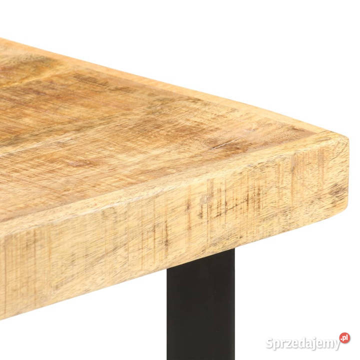 Stolik barowy 60x60x107 surowe drewno mango Warszawa