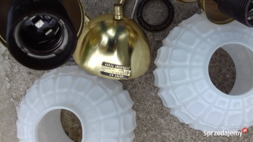 Retro lampa wiszaca z kinkietem z 1969 roku