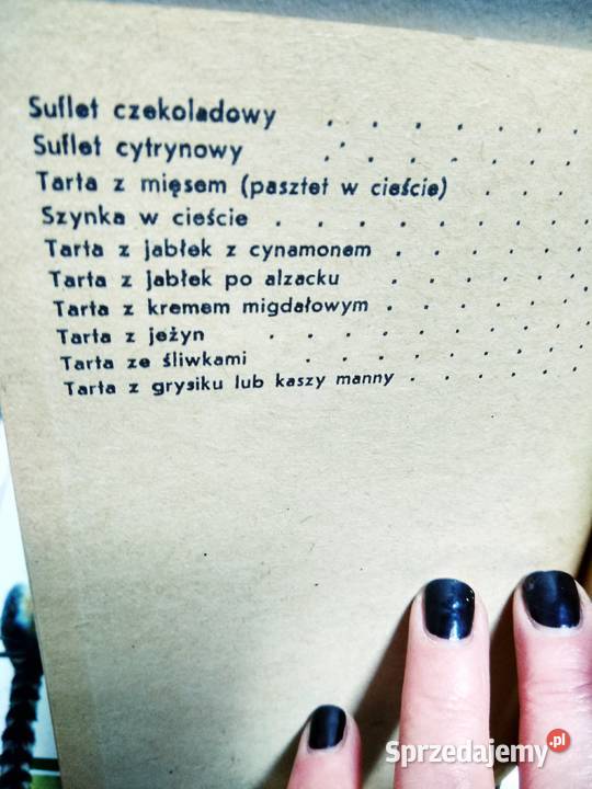 Zapiekanki suflety tarty przepisy kulinarne Warszawa sprzedam