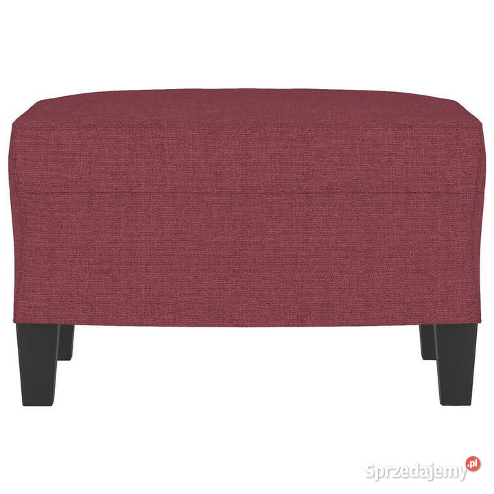 Podnóżek czerwone wino 60x50x41 tapicerowany