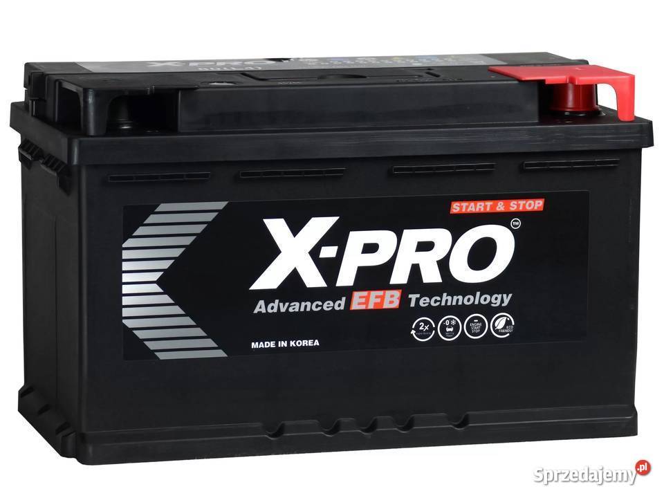 Akumulator XPRO EFB 80Ah 730A małopolskie Zakopane
